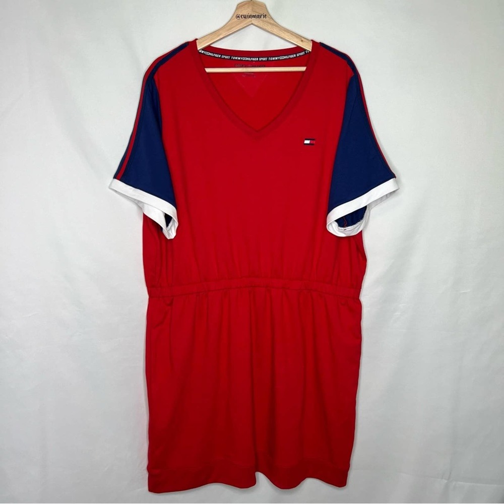 Tommy Hilfiger Sport plus size 1X colorblock dress